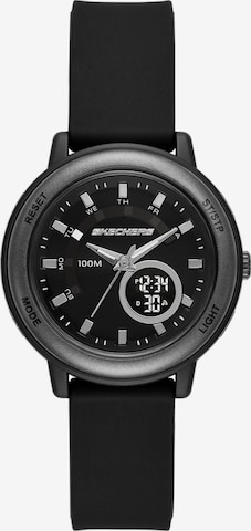 SKECHERS Analog Watch in Black: front
