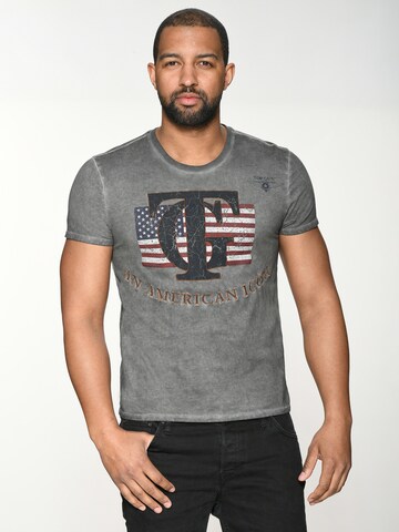 TOP GUN T-Shirt ' TG20201113 ' in Grau: predná strana