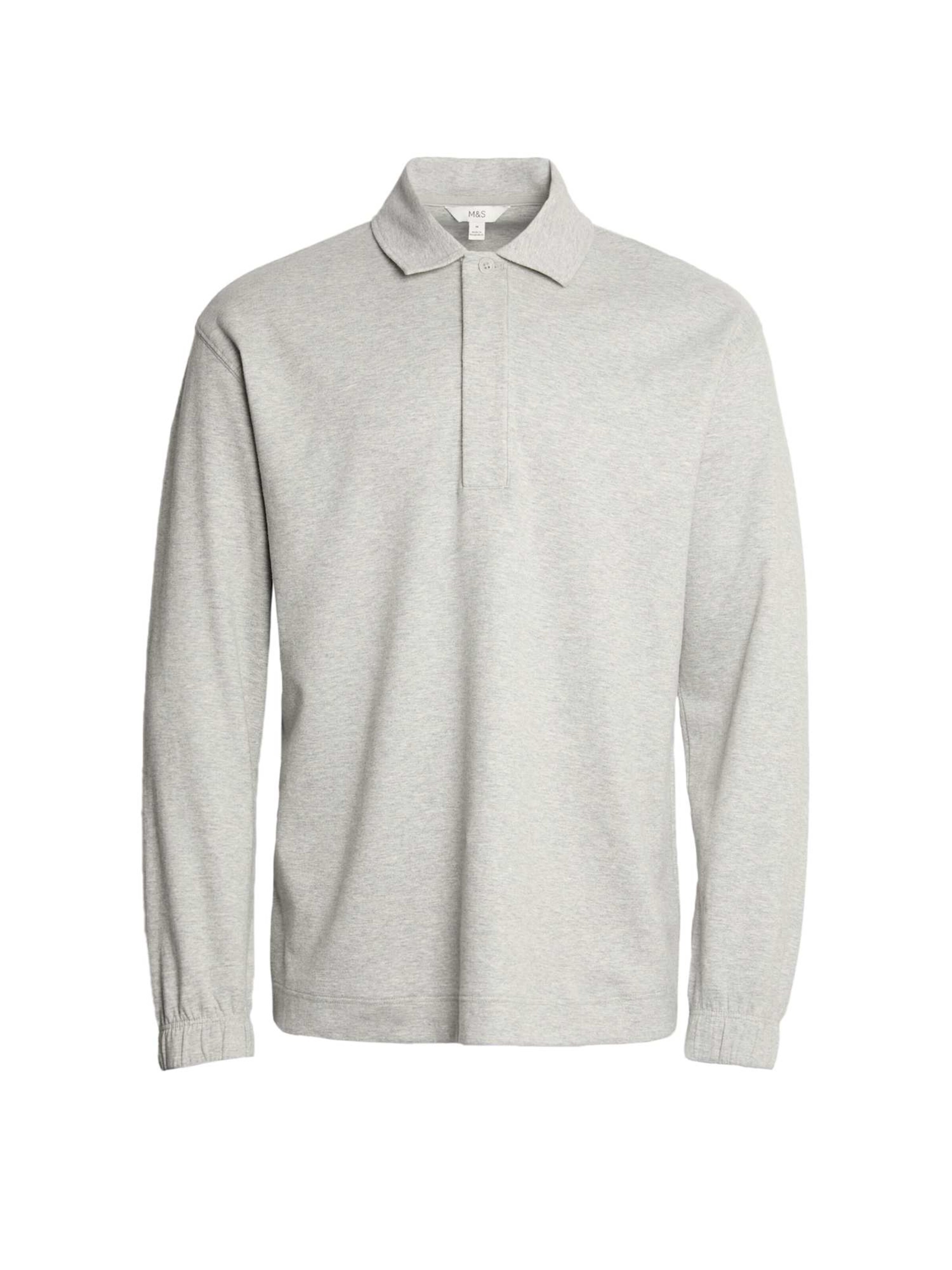 Marks & Spencer Shirt in Grijs: voorkant