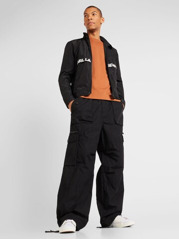 WEEKDAY Loose fit Cargo Pants 'Piper' in Black