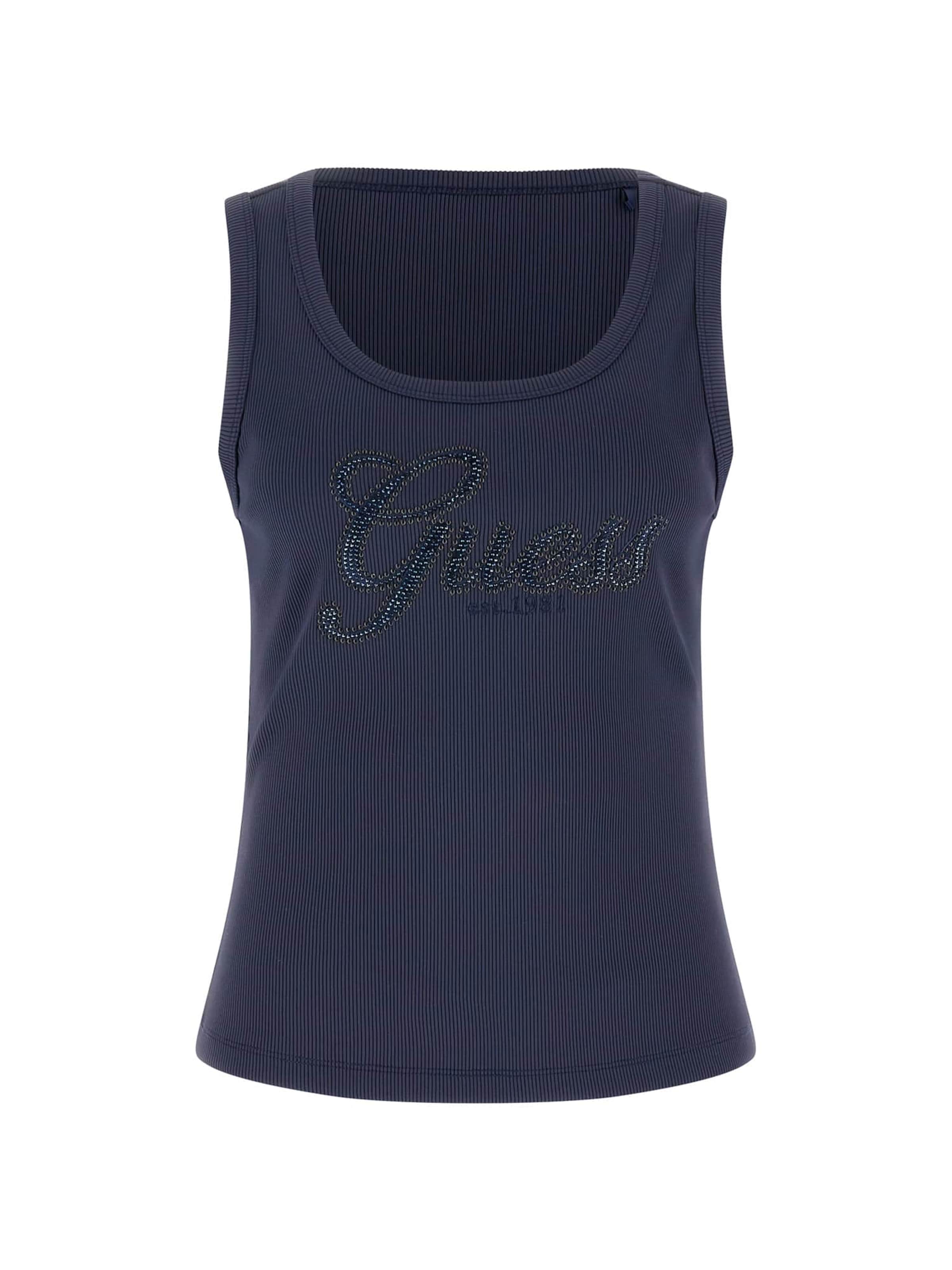 GUESS Top in Blue: front
