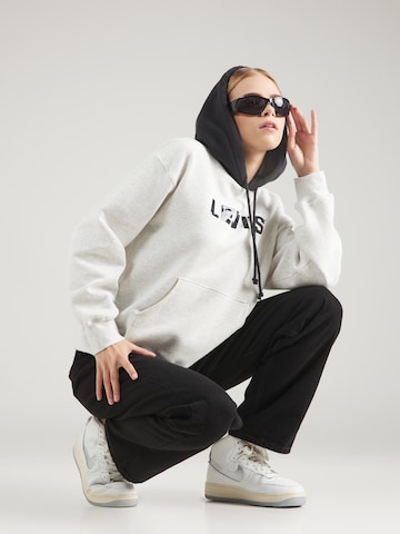 LEVI'S ® Μπλούζα φούτερ 'Graphic Ash Hoodie' σε λευκό