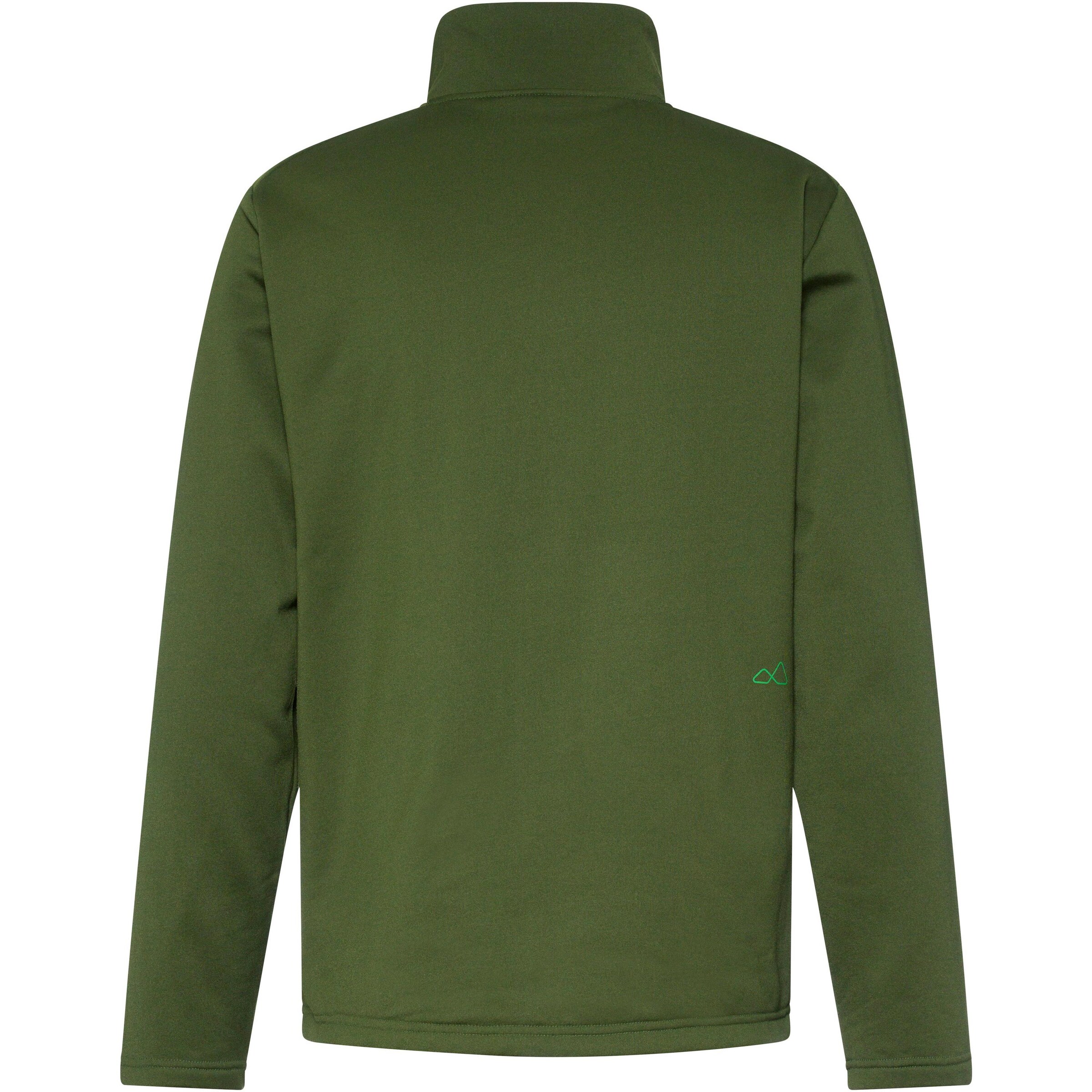OCK Athletic Zip-Up Hoodie in Green