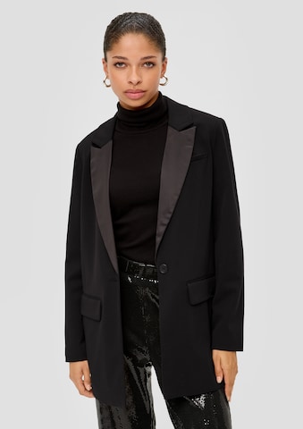 Blazer QS en noir : devant