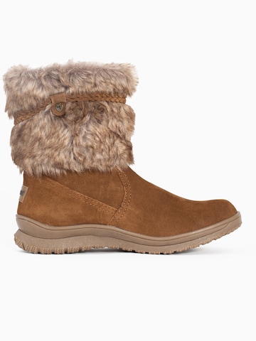 Minnetonka - Botas de neve 'Everett' em castanho