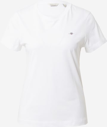 T-shirt GANT en blanc : devant