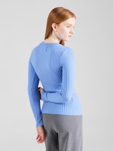 PIECES - Pullover 'CRISTA' em azul