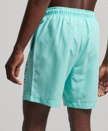 Superdry Zwemshorts in Blauw