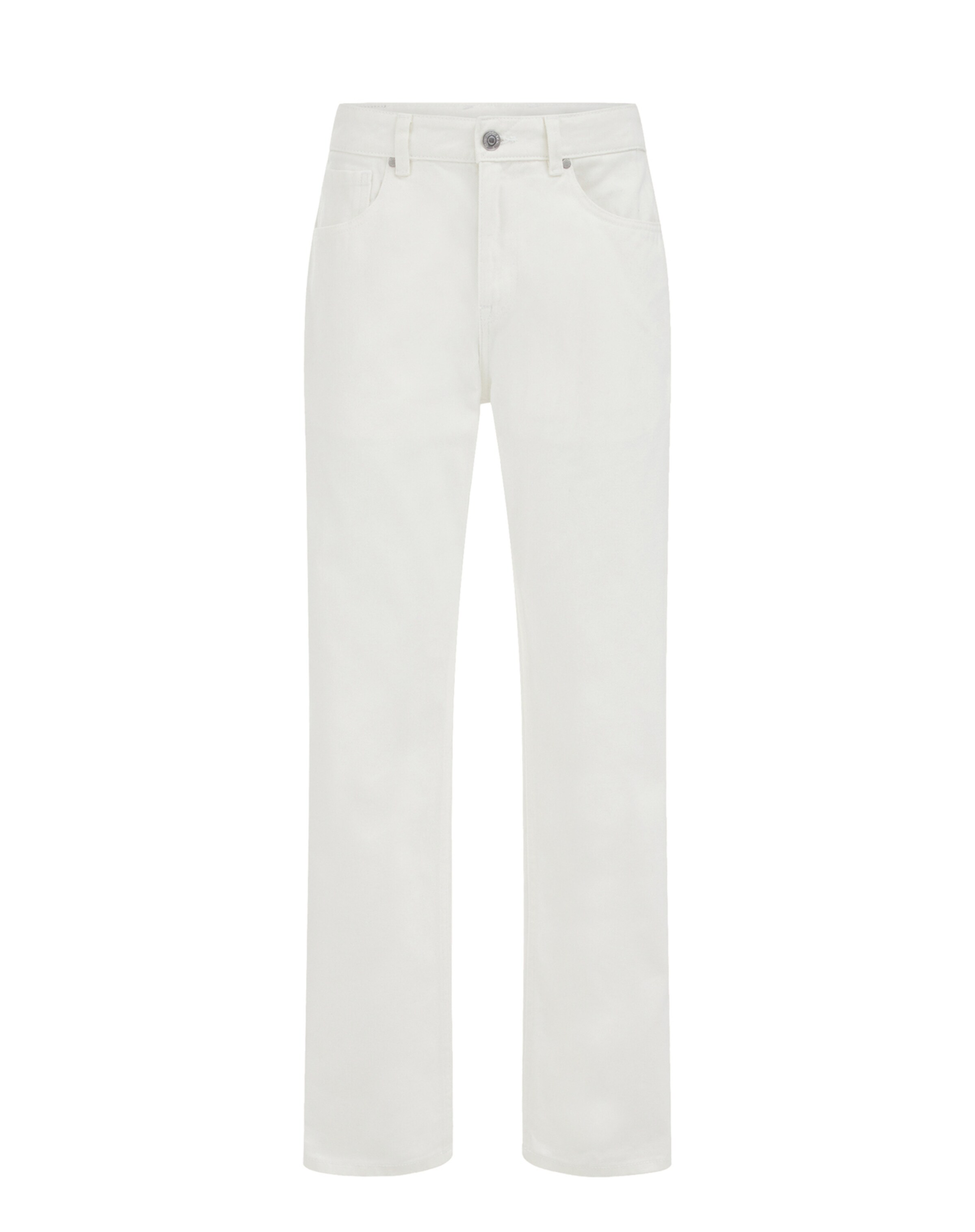 WE Fashion Štandardný strih Džínsy - Biela: predná strana
