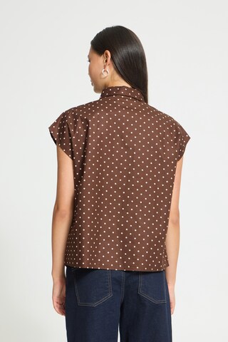 ICHI - Blusa en beige