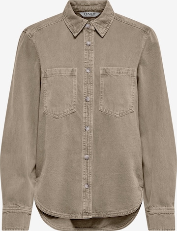 ONLY Blouse in Beige: voorkant