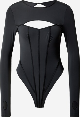 Hunkemöller Blouse Bodysuit 'Cutie' in Black: front