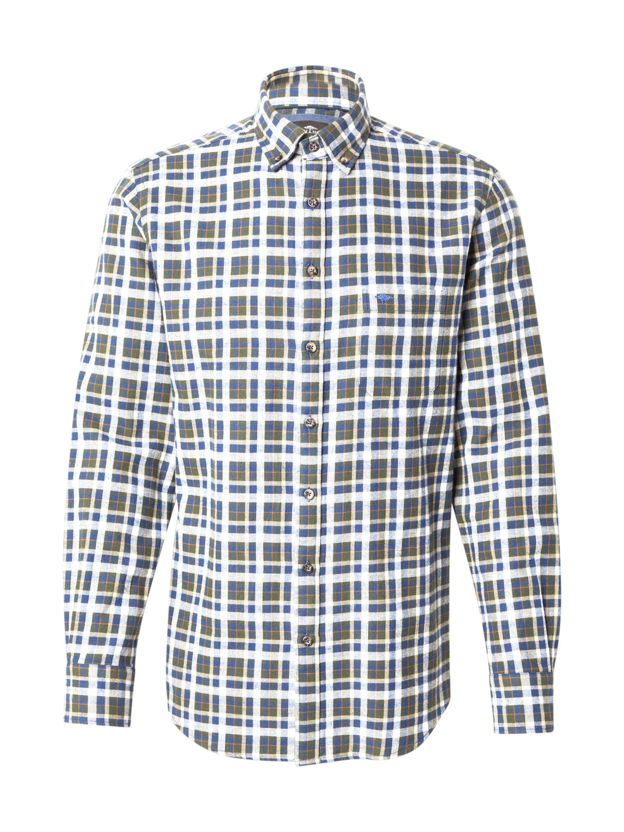 FYNCH-HATTON Regular fit Ing - zöld: elől