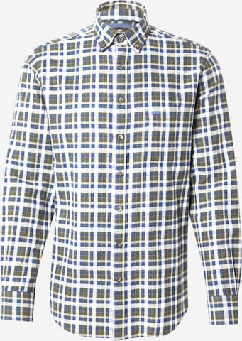 FYNCH-HATTON Regular Fit Paita värissä vihreä: etupuoli