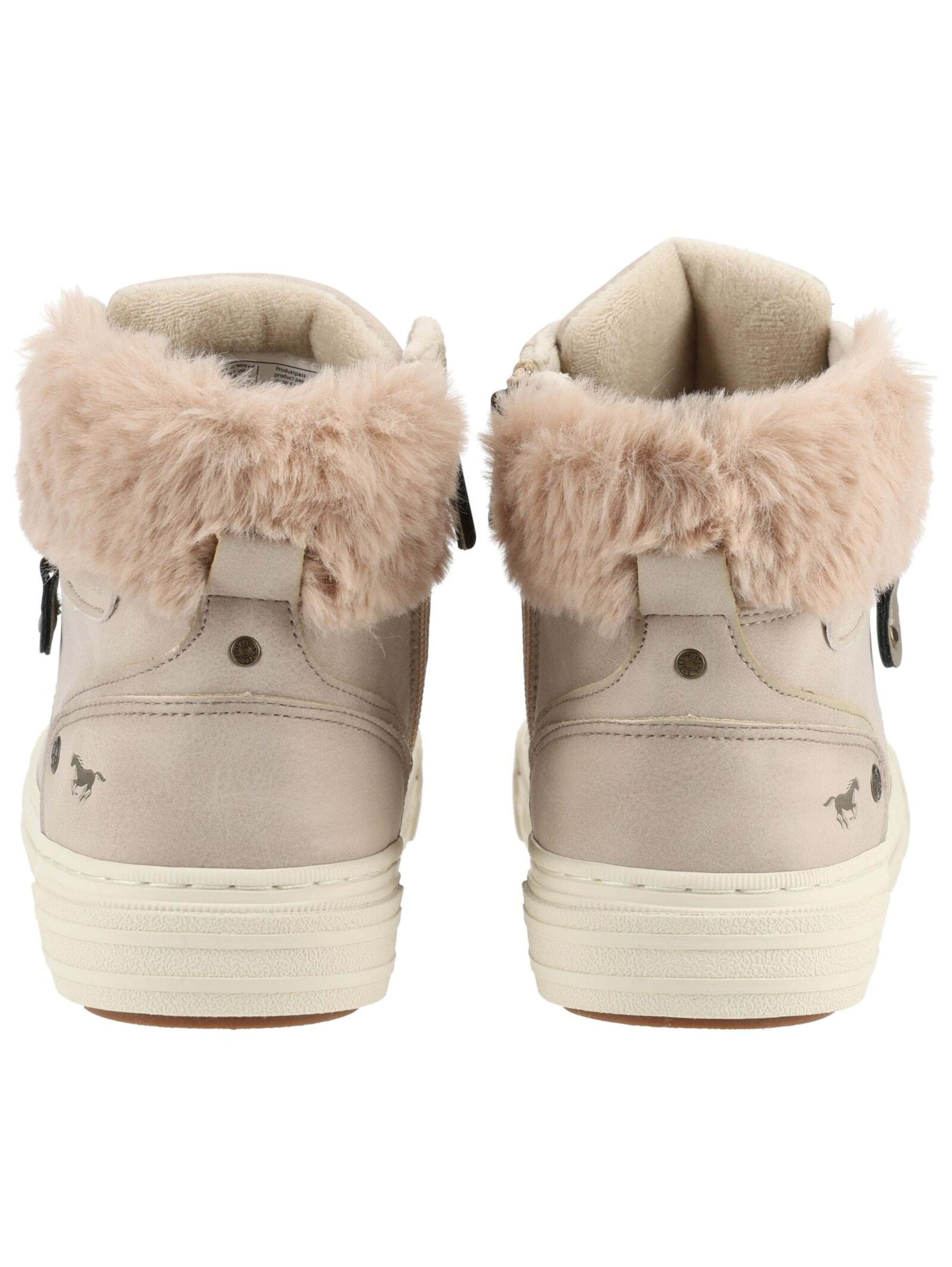 Bottines à lacets MUSTANG en beige