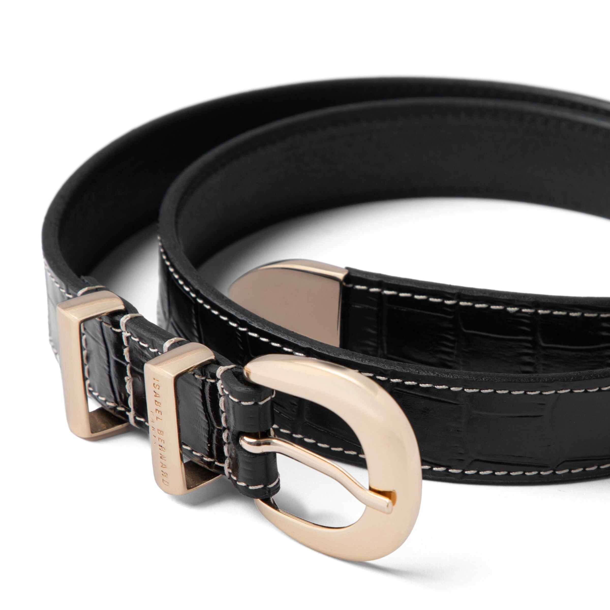 Ceinture Isabel Bernard en noir