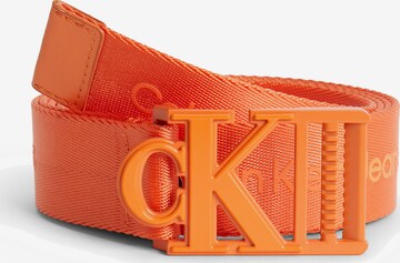 Calvin Klein Jeans Gürtel in Orange: predná strana