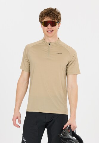 ENDURANCE Performance shirt 'Crow' in Beige: front