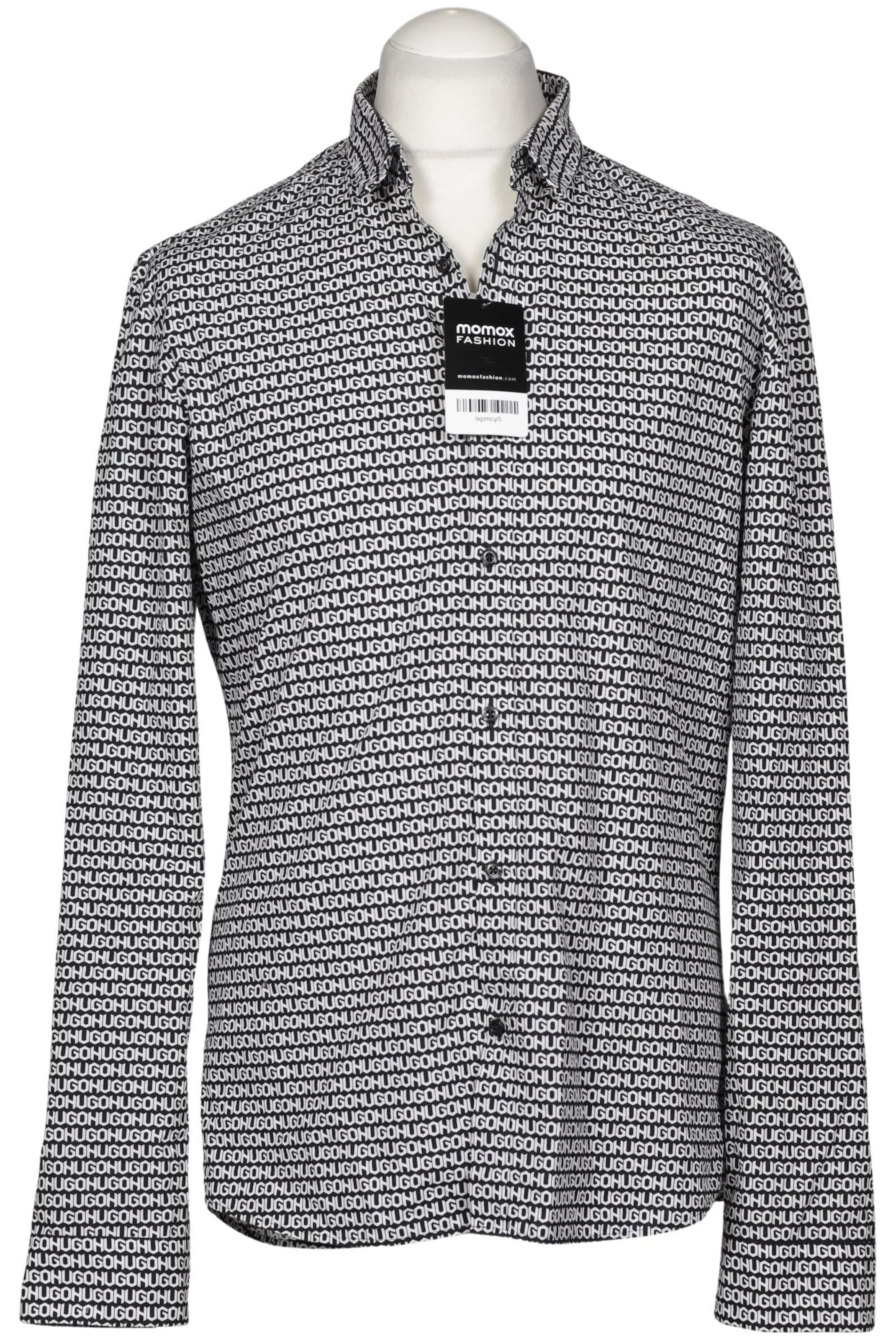 HUGO Button Up Shirt in L in Black: front