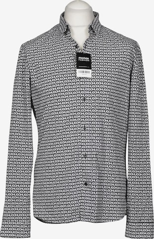 HUGO Hemd L in Schwarz: Vorderseite