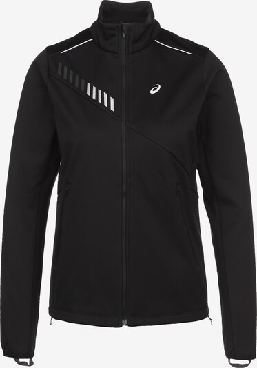 ASICS Sportjacke in grau / schwarz, Produktansicht