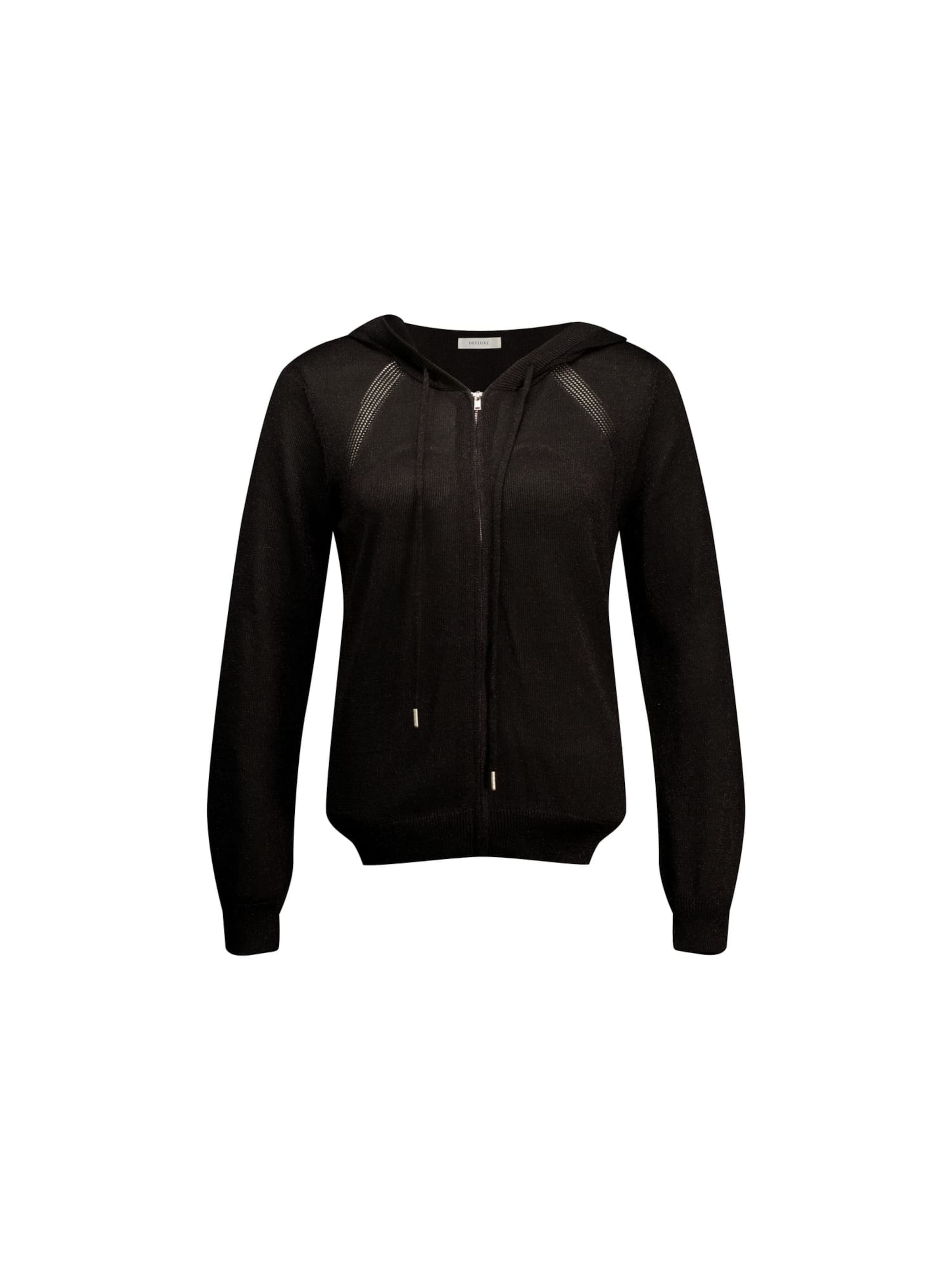 Veste mi-saison ' NOREEN ' Deeluxe en noir : devant