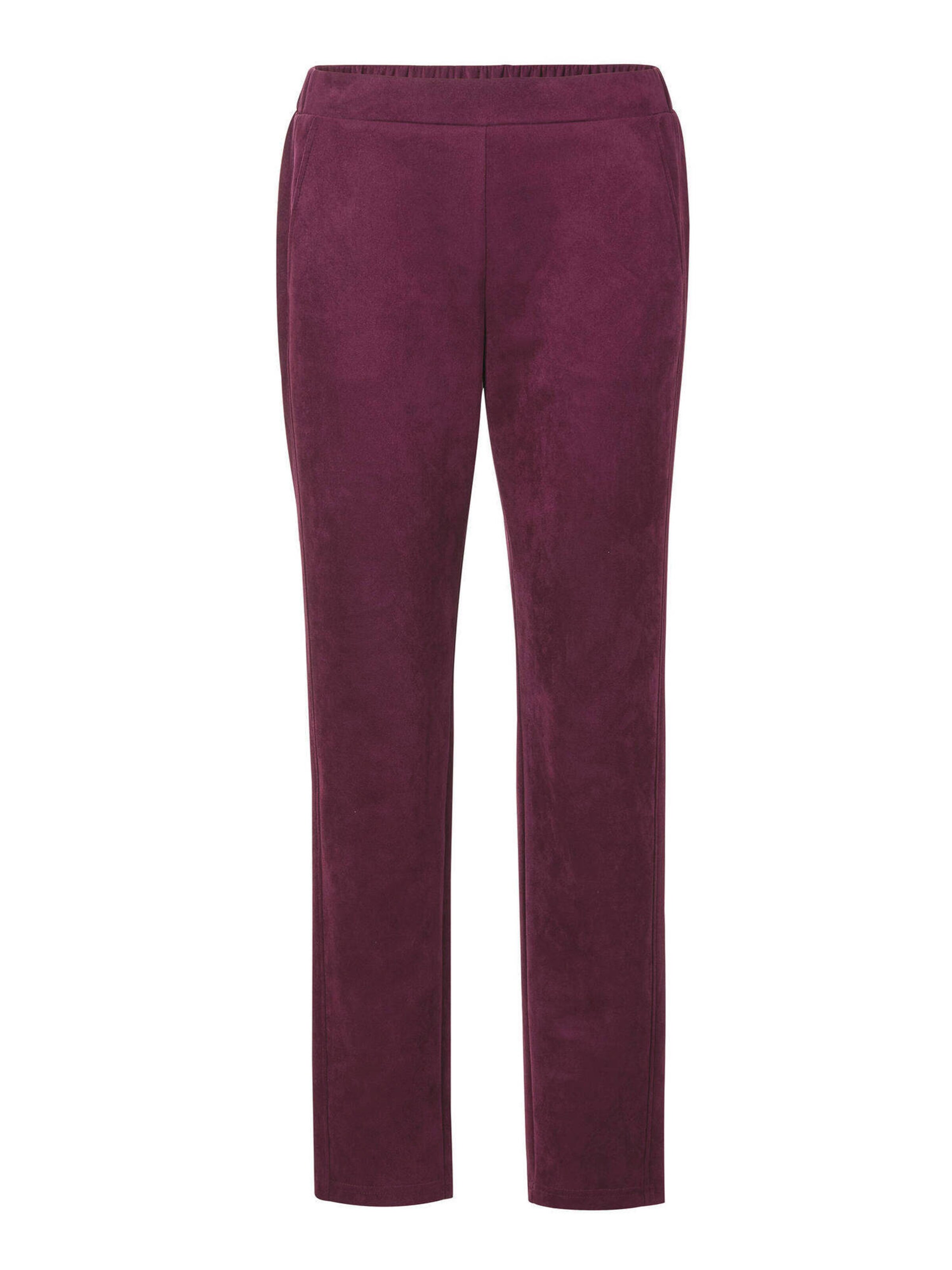 Coupe slim Pantalon 'LOUISA' Goldner en rouge : devant