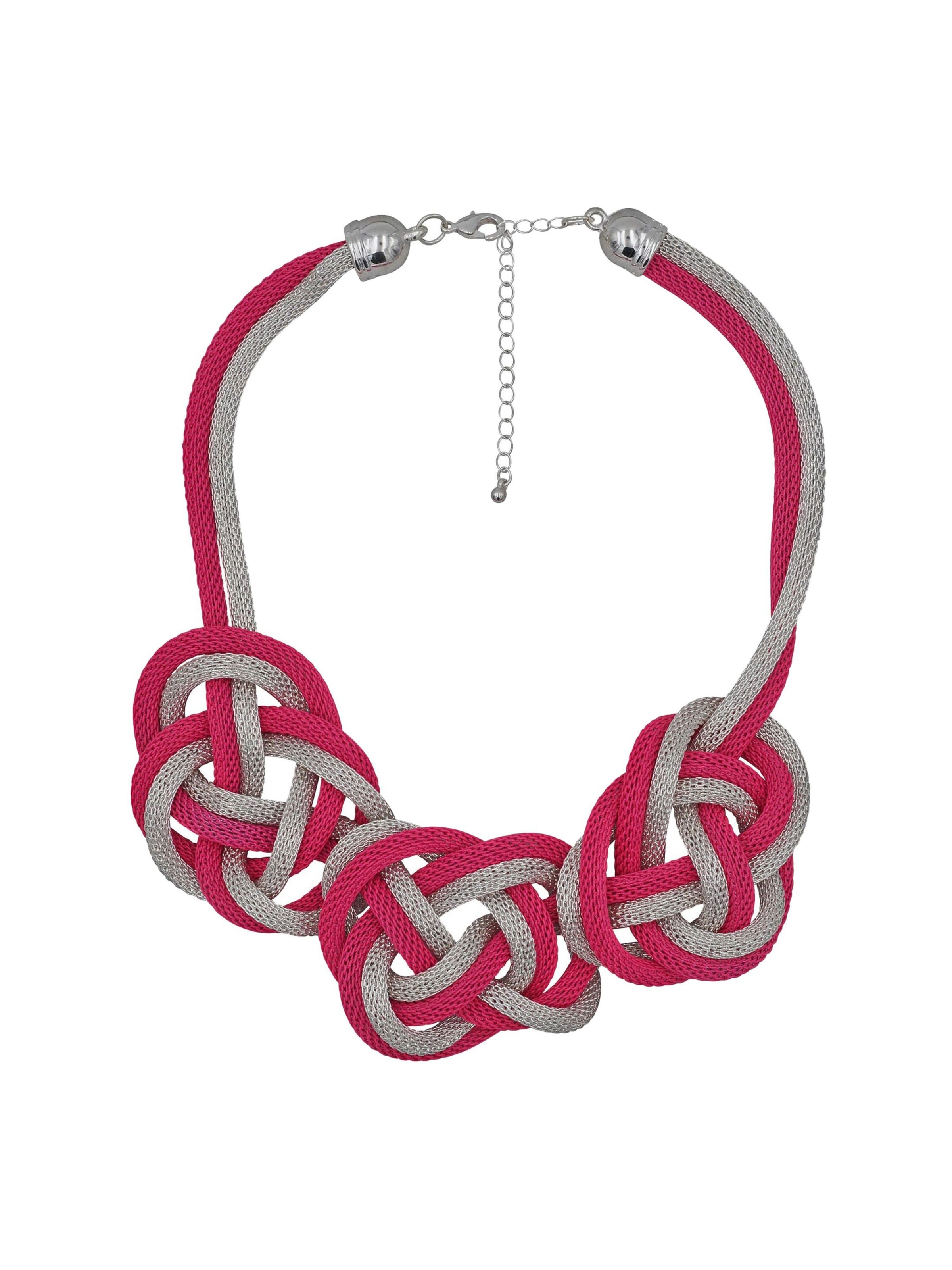 Steuer Kette in Pink: Vorderseite