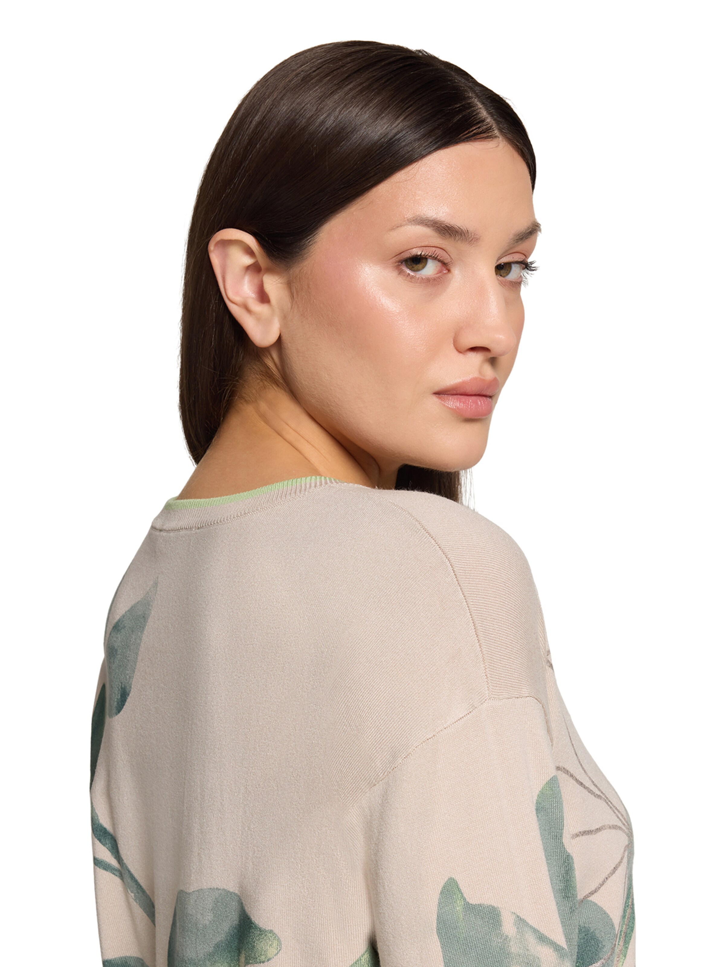 Betty Barclay Strickpullover mit Print in Beige