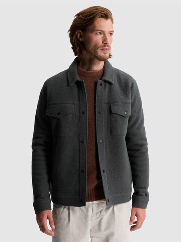 CAST IRON - Cárdigan 'Cardigan in 100% boiled wool with chest pockets' en beige: frente