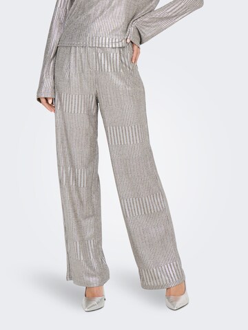 JDY - regular Pantalón 'JDYEVEREST' en plata: frente
