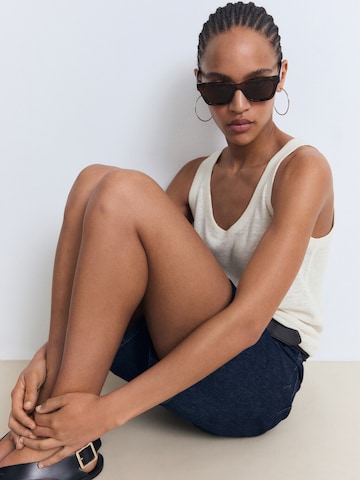 Tops en tricot 'LINI' MANGO en beige