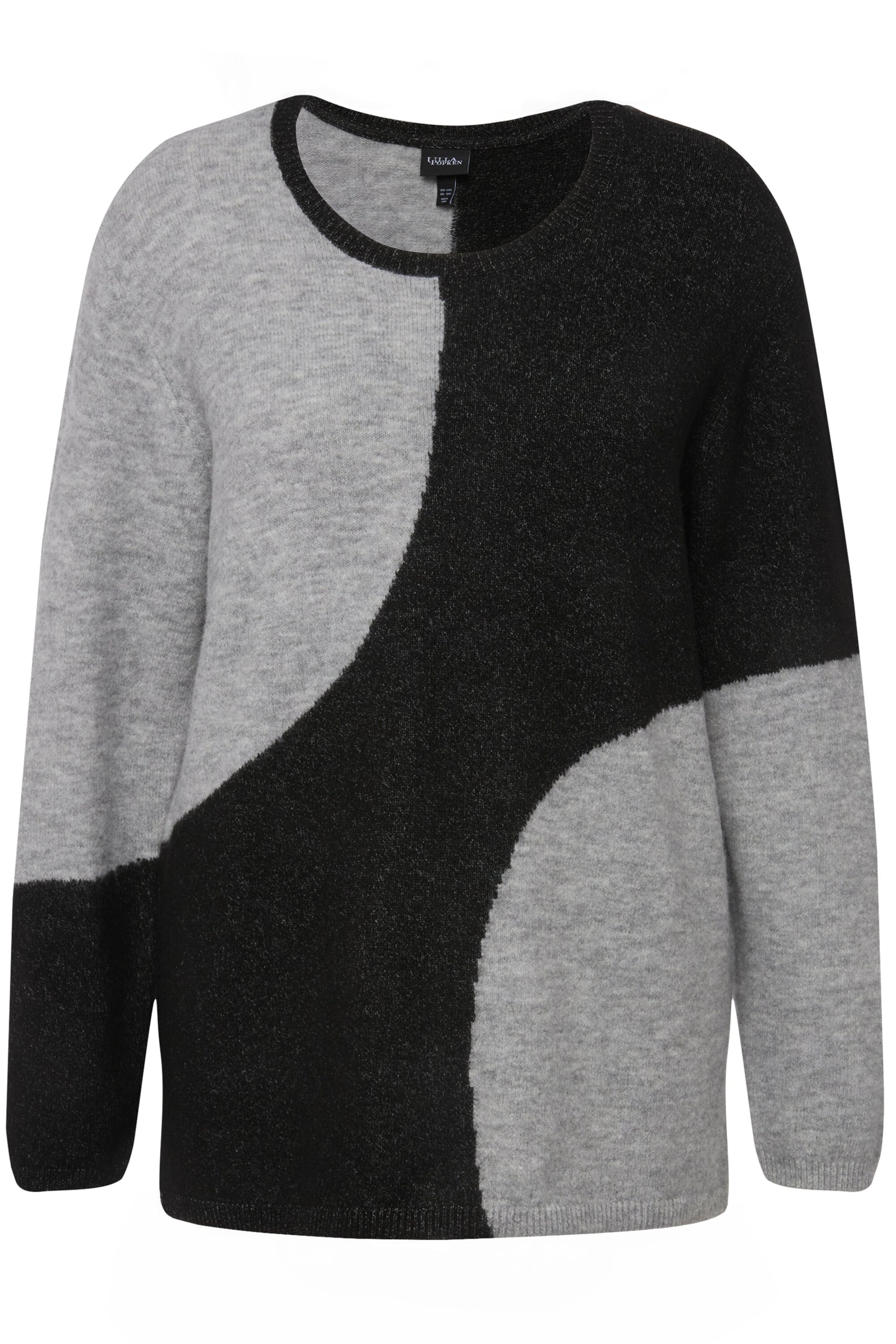 Ulla Popken Pullover in Grau: Vorderseite