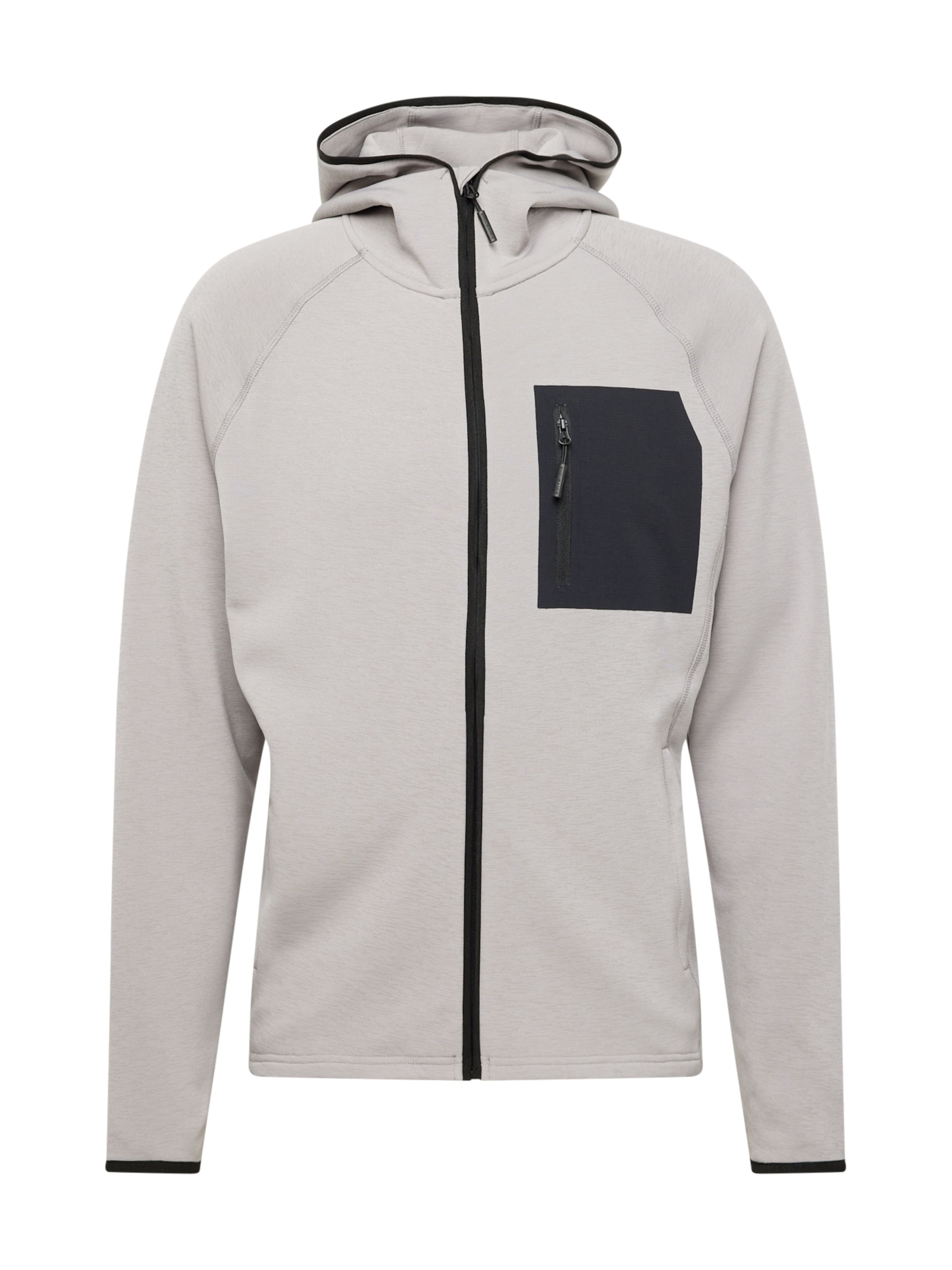 ENDURANCE Funktionsfleecejacke 'Deerto' in Grau: Vorderseite