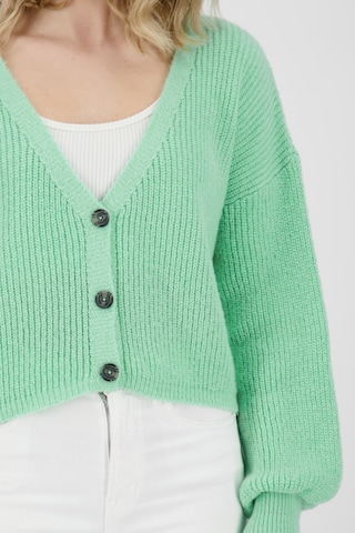 Alife and Kickin Knit Cardigan in Green