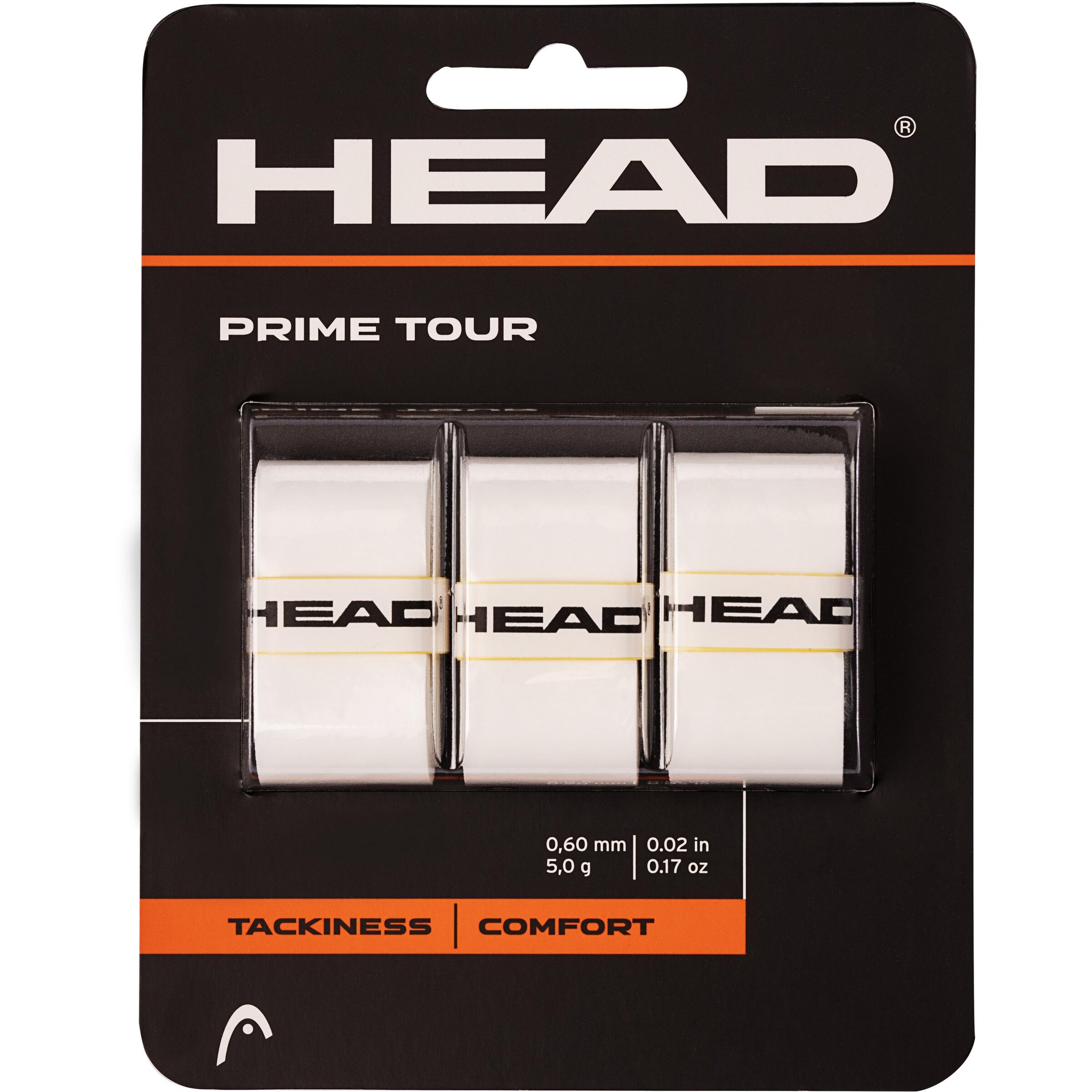 HEAD Griffband 'Prime Tour' in Weiß: Vorderseite