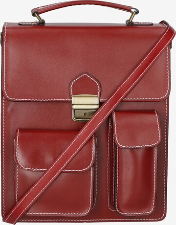 faina Document Bag in Red