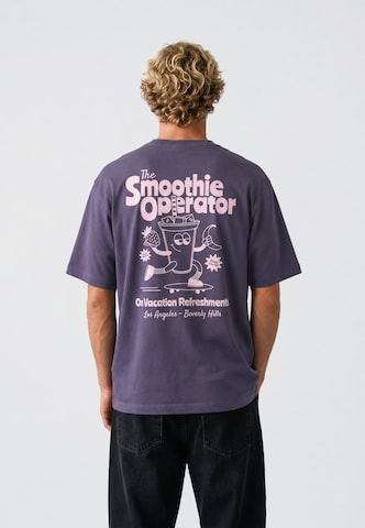 On Vacation Shirt 'Smoothie Operator' in Purple: front