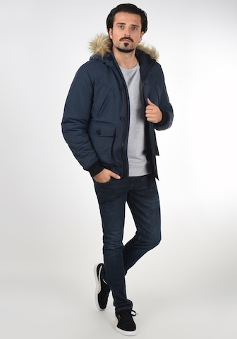!Solid Winterjas 'Frio' in Blauw