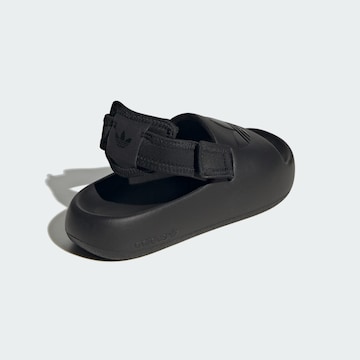 ADIDAS ORIGINALS Отворени обувки 'ADIFOM ADILETTE' в черно