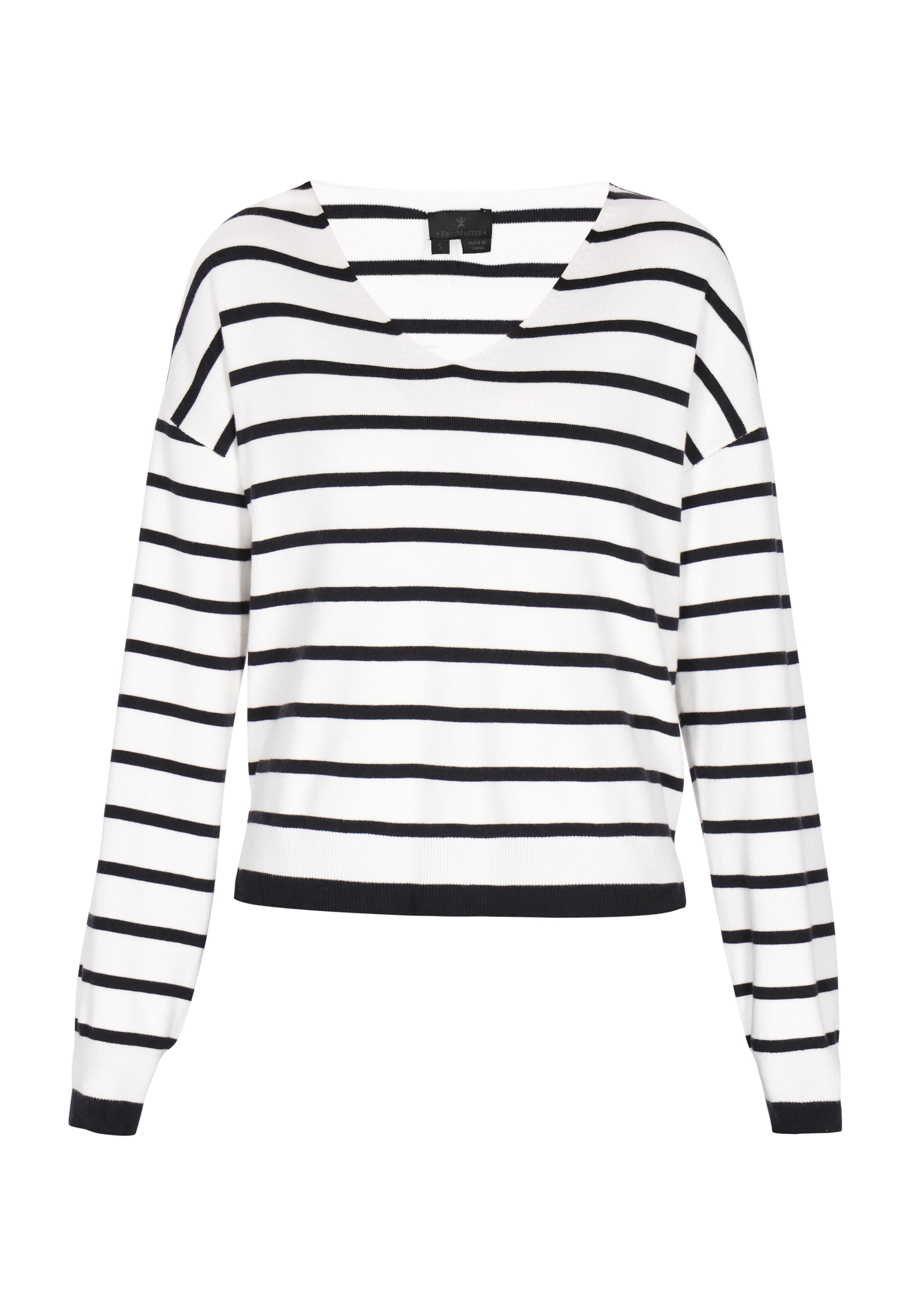 DreiMaster Klassik Sweater 'Classic Look' in Blue: front