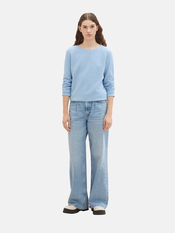 TOM TAILOR DENIM Sweatshirt in Blau