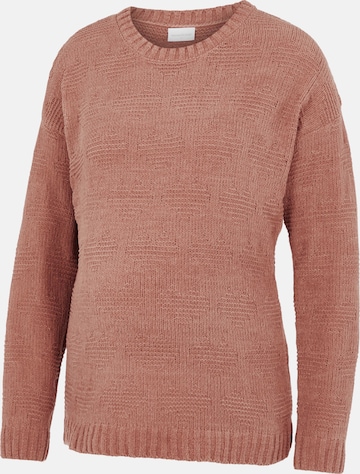 MAMALICIOUS Sweater 'Crush' in Pink: front