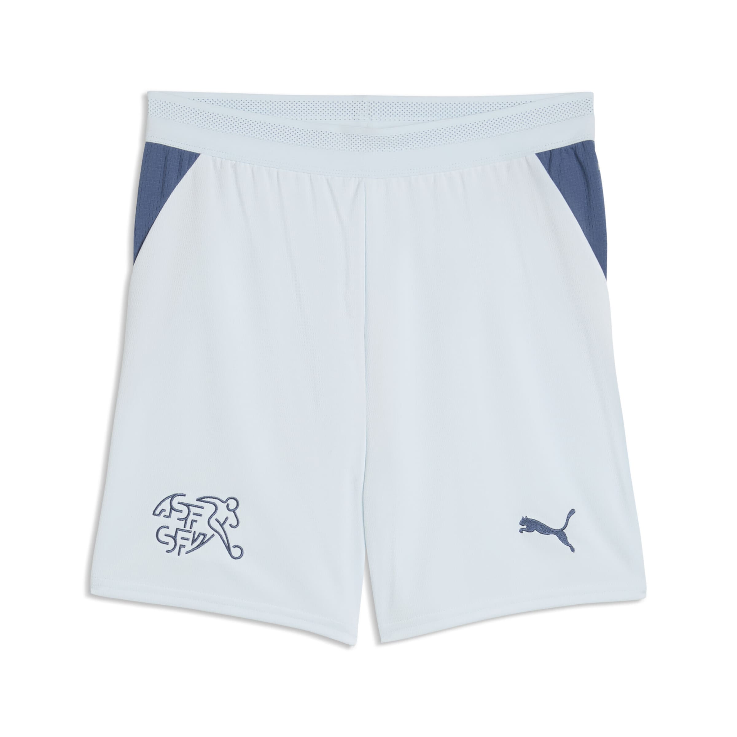 PUMA Regular Sportbroek 'Schweiz 2026' in Blauw: voorkant