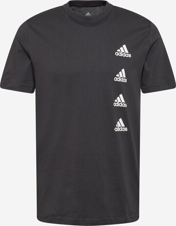 T-Shirt fonctionnel 'Essentials' ADIDAS PERFORMANCE en noir : devant