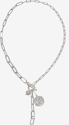 Leslii Necklace in Silver: front