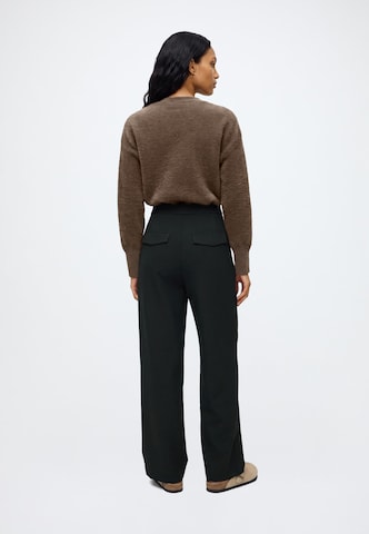 TOPSHOP Regular Hose in Schwarz