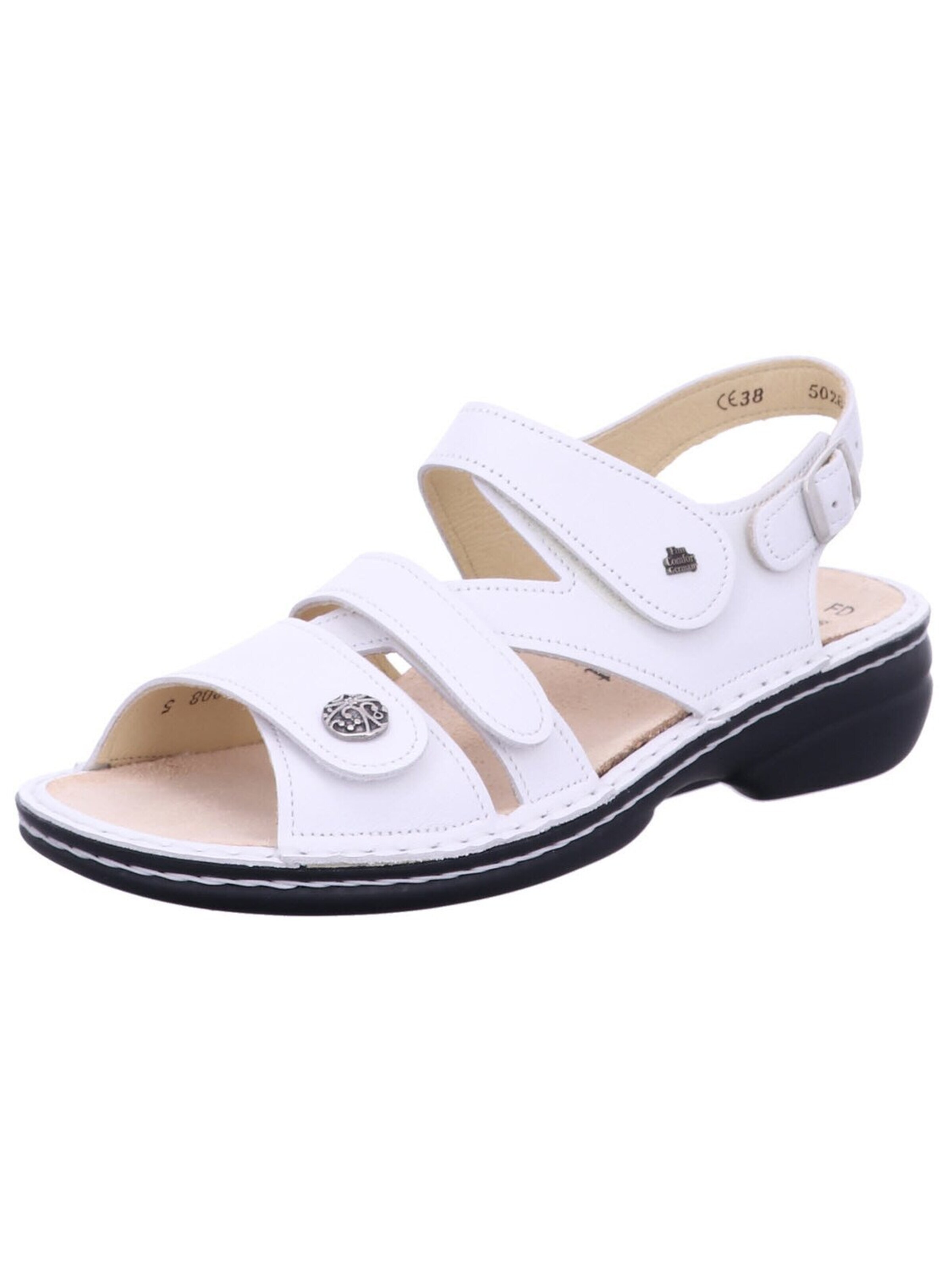 Sandales Finn Comfort en blanc : devant