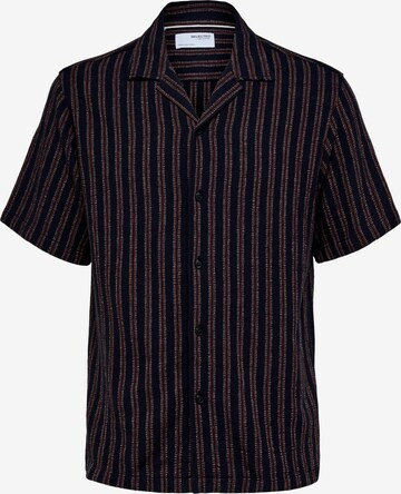 SELECTED HOMME Button Up Shirt in Blue: front