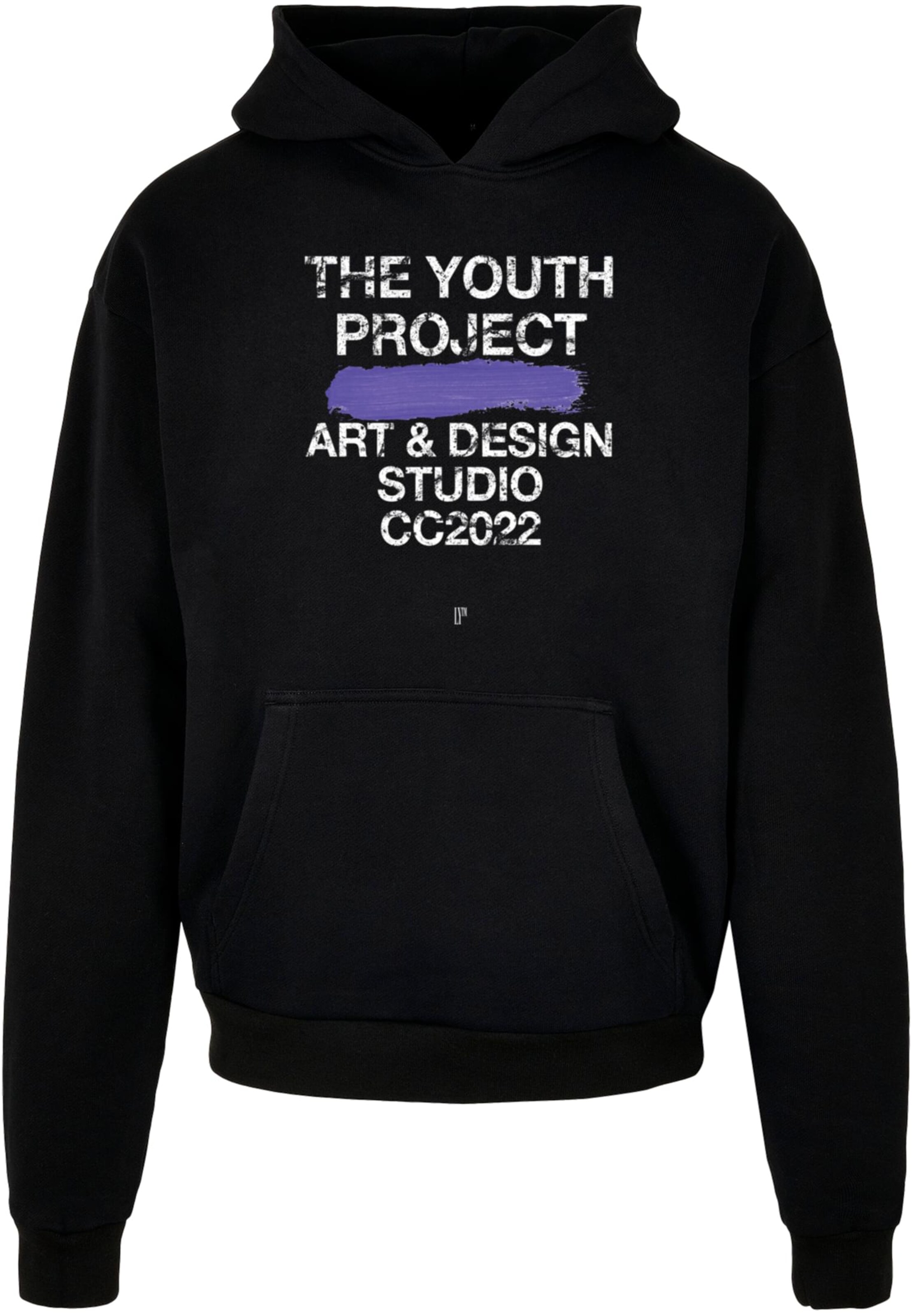 Felpa di Lost Youth in nero: frontale